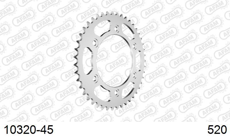 AFAM Tagumine hammasratas 10320-45, 45z, samm 520, teras