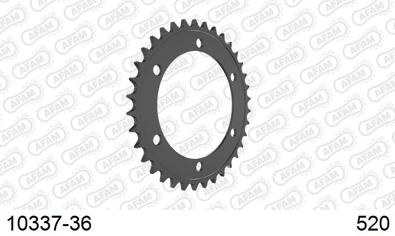 AFAM Tagumine hammasratas 10337-36, 36z, samm 520, teras