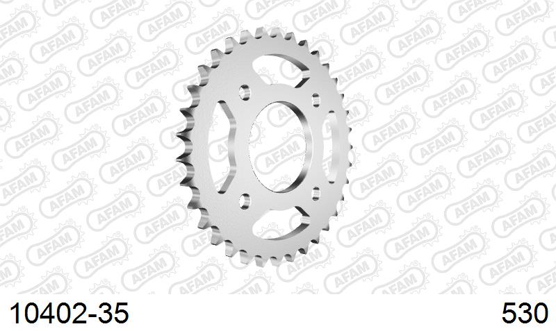 AFAM Tagumine hammasratas 10402-35, 35z, samm 530, teras