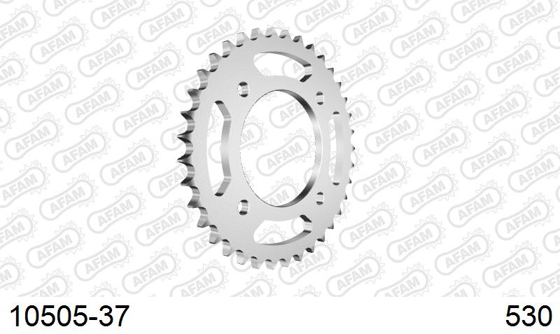 AFAM Tagumine hammasratas 10505-37, 37z, samm 530, teras