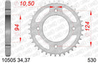 AFAM Tagumine hammasratas 10505-37, 37z, samm 530, teras