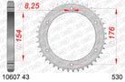 AFAM Tagumine hammasratas 10607-43, 43z, samm 530, teras