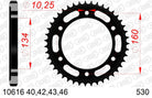 AFAM Tagumine hammasratas 10616-40, 40z, samm 530, teras