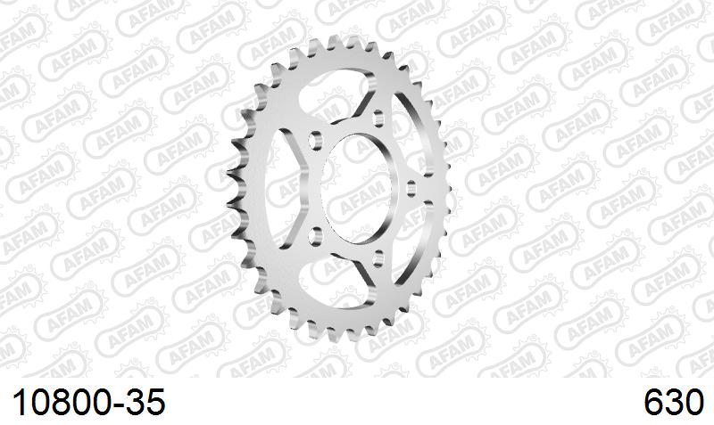 AFAM Tagumine hammasratas 10800-35, 35z, samm 630, teras