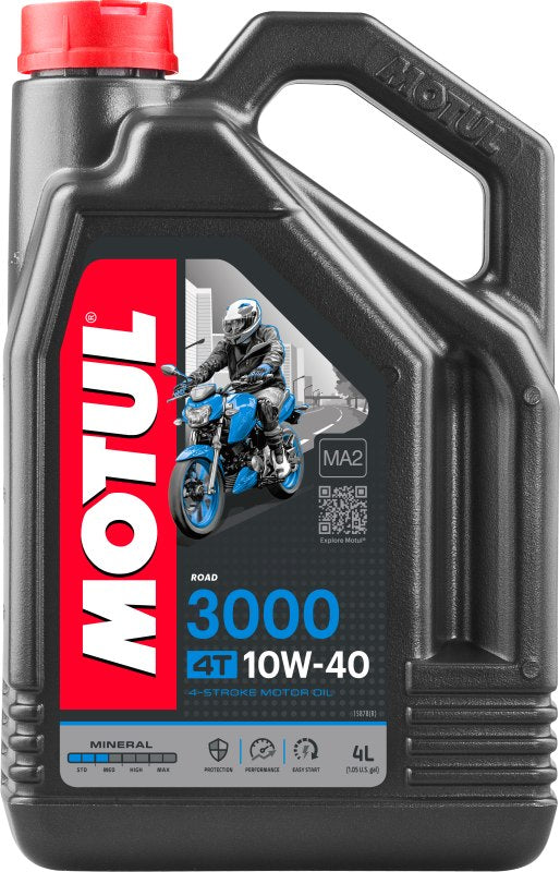 Motul 3000 10W-40 mootorratta 4T mootoriõli
