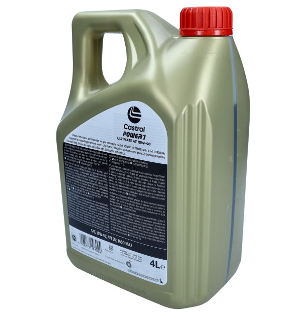 Castrol Power 1 Ultimate 10W-40 mootorratta 4T mootoriõli