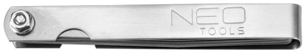 NEO Tools Lehtkaliiber, 26 lehte (0,04-0,63 mm), 65MN / roostevaba teras