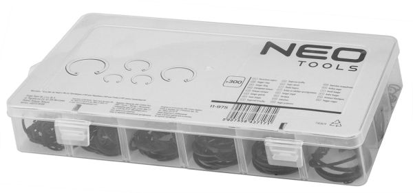 NEO Tools Segeri kinnitusrõngad, 300 tk
