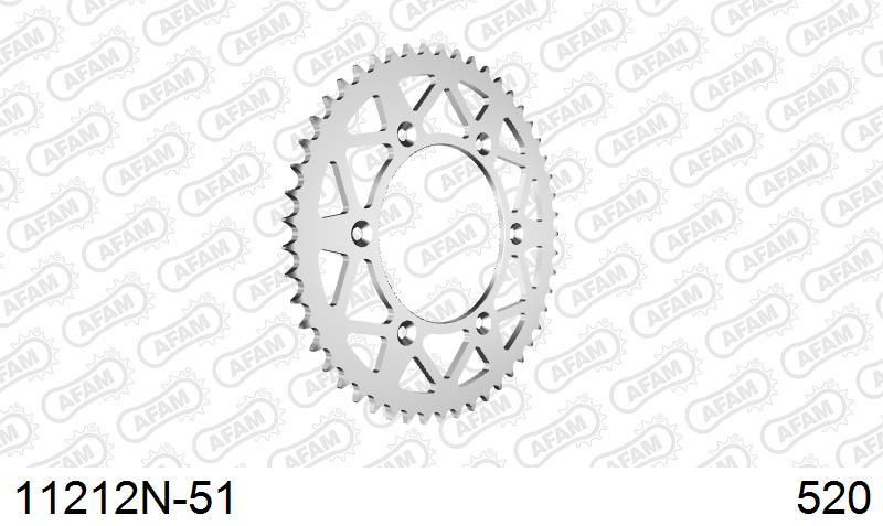 AFAM Tagumine hammasratas 11212N-51, 51z, samm 520