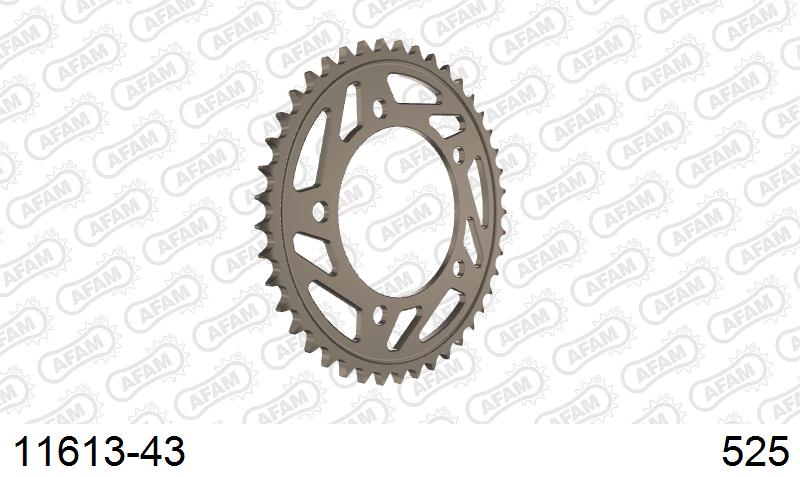 AFAM Tagumine hammasratas 11613-43, 43z, samm 525