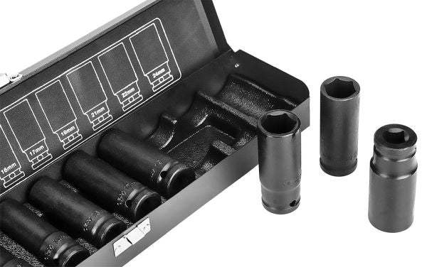 NEO Tools Löökpadrunid 1/2, 10-24 mm, 11 osa