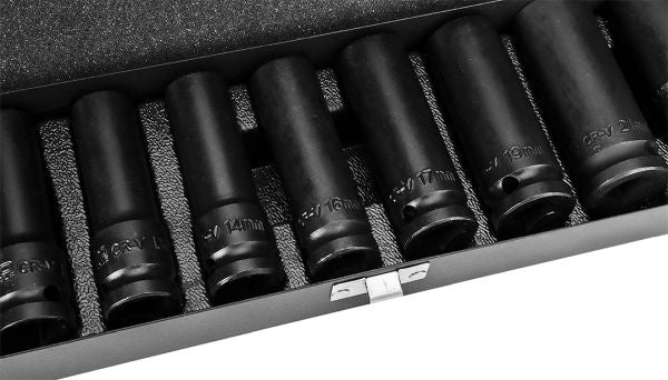 NEO Tools Löökpadrunid 1/2, 10-24 mm, 11 osa