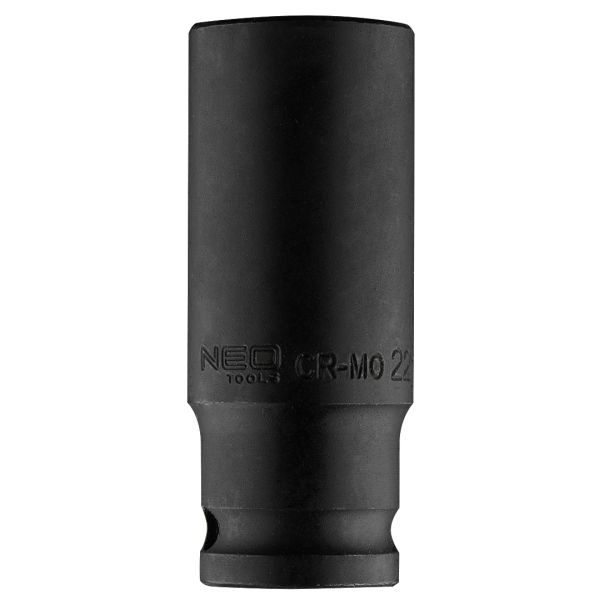 NEO Tools Pikk löökpadrun 1/2, 21 x 78 mm, CR-MO