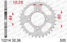 AFAM Tagumine hammasratas 12214-32, 32z, samm 520, teras