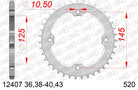 AFAM Tagumine hammasratas 12407-38, 38z, samm 520, teras