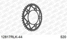 AFAM Tagumine hammasratas 12817RLK-44, 44z, samm 520, teras