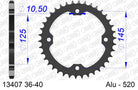 AFAM Tagumine hammasratas 13407-38, 38z, samm 520