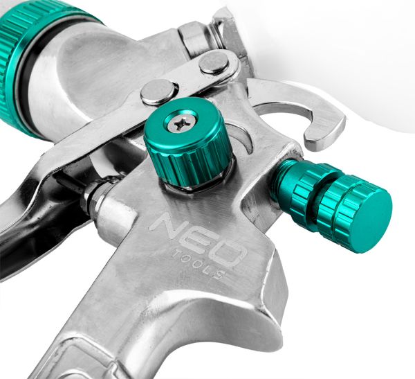 NEO Tools Värvipüstol ülemise anumaga 0,6 l, otsak 1,4 mm, HVLP