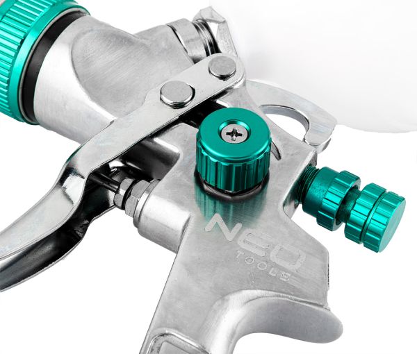 NEO Tools Värvipüstol ülemise anumaga 0,6 l, otsak 1,4 mm, HVLP
