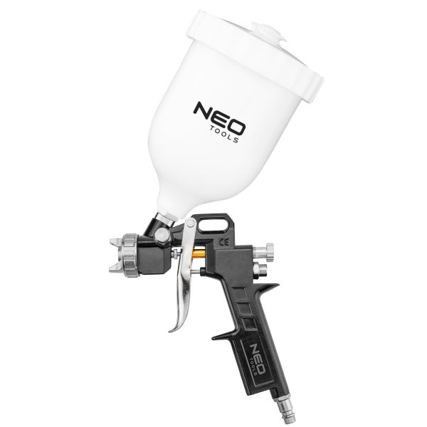 NEO Tools Värvipüstol ülemise anumaga 0,6 l, otsak 1,4 mm, HVLP