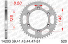 AFAM Tagumine hammasratas 14203-44, 44z, samm 520, teras