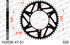 AFAM Tagumine hammasratas 14203K-48, 48z, samm 520, teras