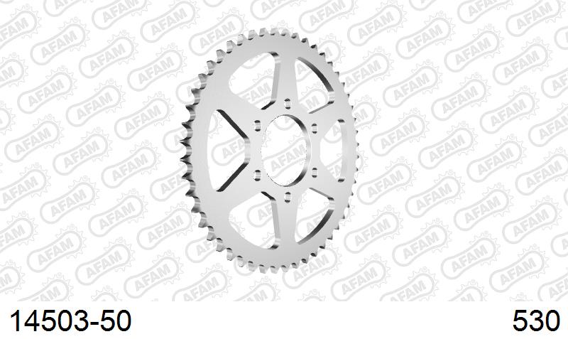 AFAM Tagumine hammasratas 14503-50, 50z, samm 530, teras