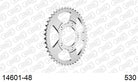 AFAM Tagumine hammasratas 14601-48, 48z, samm 530, teras