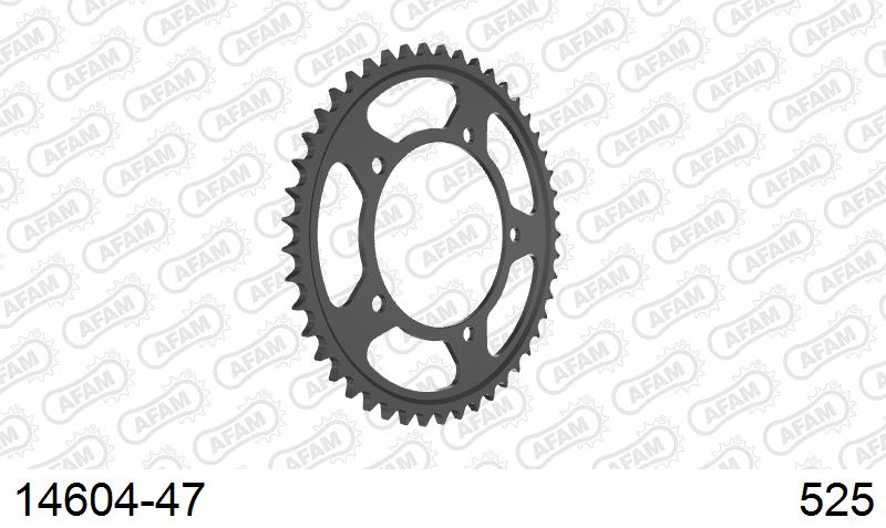 AFAM Tagumine hammasratas 14604-47, 47z, samm 525, teras