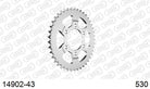 AFAM Tagumine hammasratas 14902-43, 43z, samm 530, teras