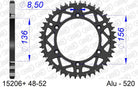 AFAM Tagumine hammasratas 15206+49, 49z, samm 520