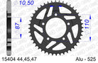 AFAM Tagumine hammasratas 15404-47, 47z, samm 525