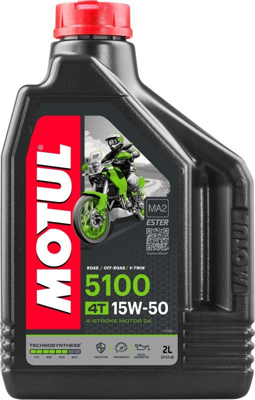 Motul 5100 15W-50 mootorratta 4T mootoriõli