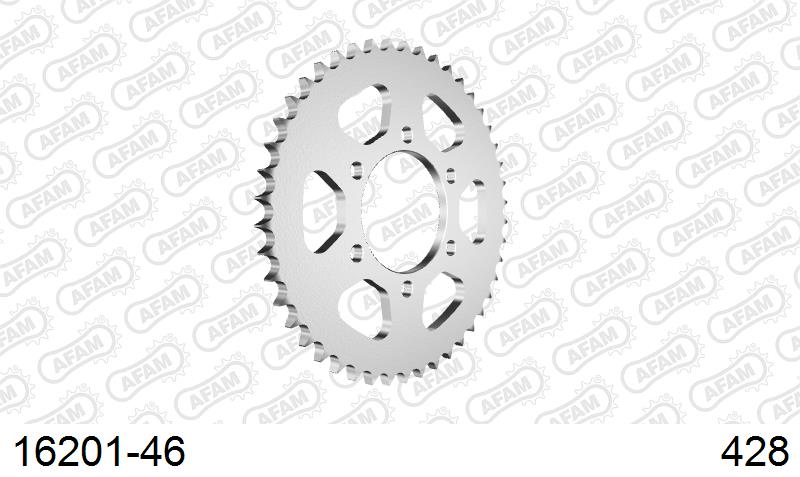 AFAM Tagumine hammasratas 16201-46, 46z, samm 428, teras