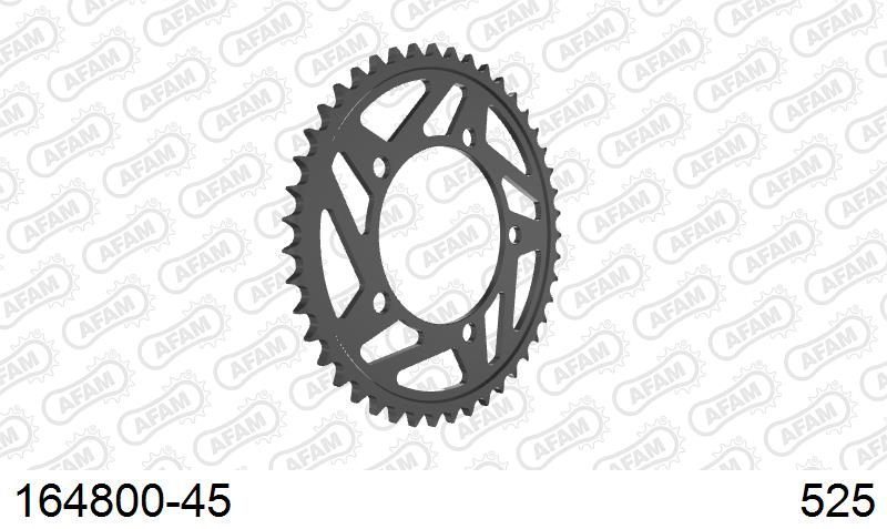 AFAM Tagumine hammasratas 164800-45, 45z, samm 525, teras