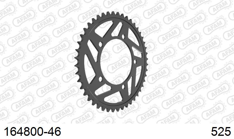 AFAM Tagumine hammasratas 164800-46, 46z, samm 525, teras