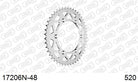 AFAM Tagumine hammasratas 17206N-48, 48z, samm 520