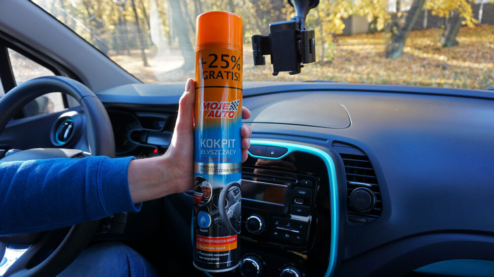 Moje Auto Läikiv kokpitihooldusvahend, värske