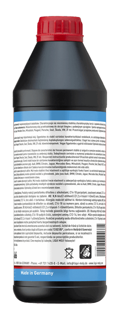 Liqui Moly Dual Clutch Transmission Oil 8100 kaksiksiduriga käigukasti õli