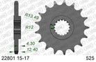 AFAM Eesmine hammasratas 22801-17, 17z, samm 525, teras