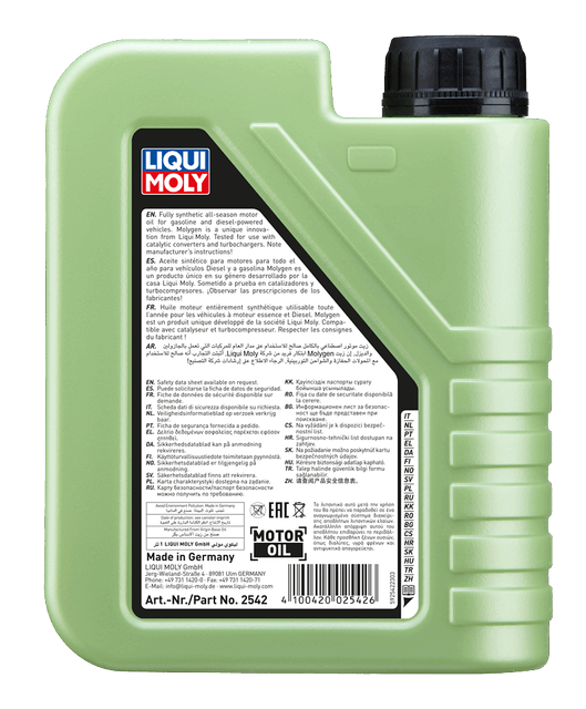 Liqui Moly Molygen 5W-50 mootoriõli