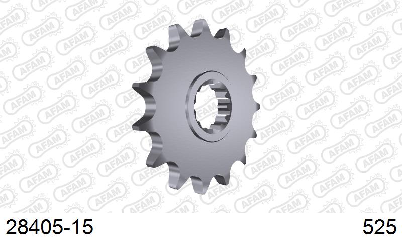 AFAM Eesmine hammasratas 28405-15, 15z, samm 525, teras
