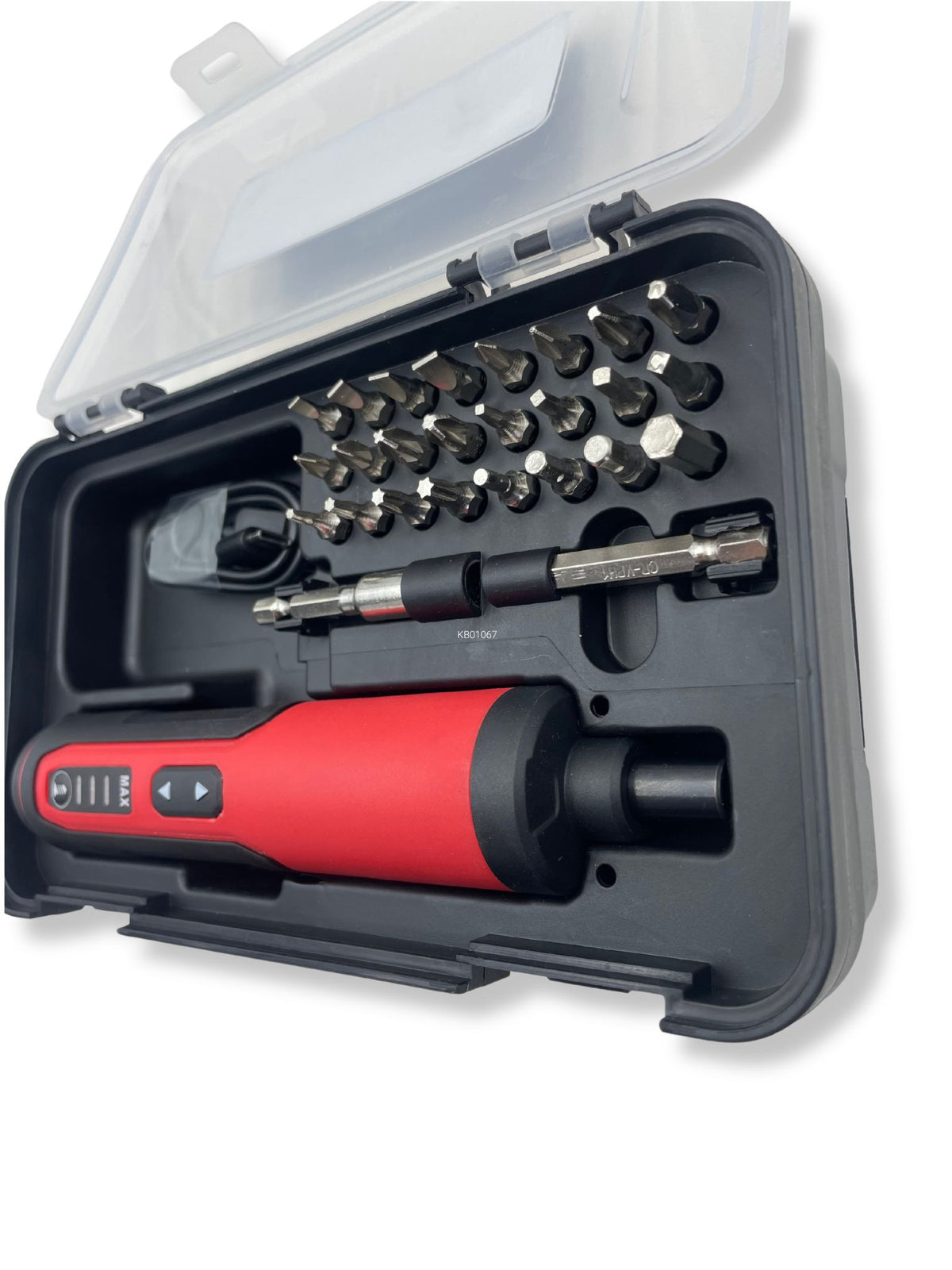 Akukruvikeeraja 1/4", komplekt 27 osa