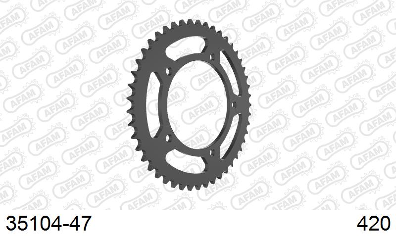AFAM Tagumine hammasratas 35104-47, 47z, samm 420, teras