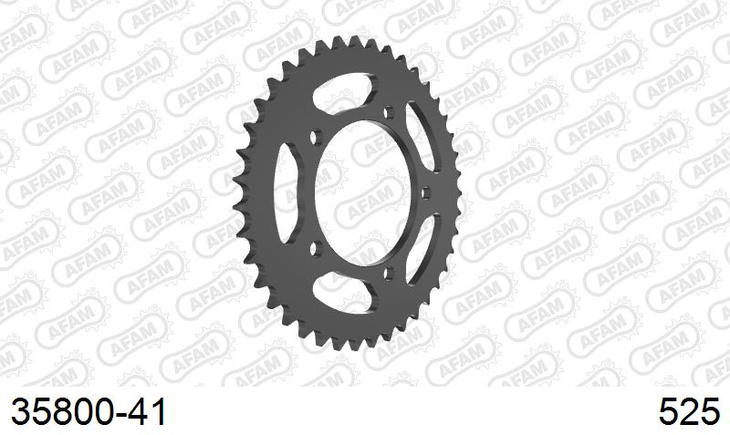 AFAM Tagumine hammasratas 35800-41, 41z, samm 525, teras