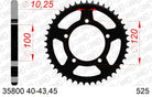 AFAM Tagumine hammasratas 35800-41, 41z, samm 525, teras