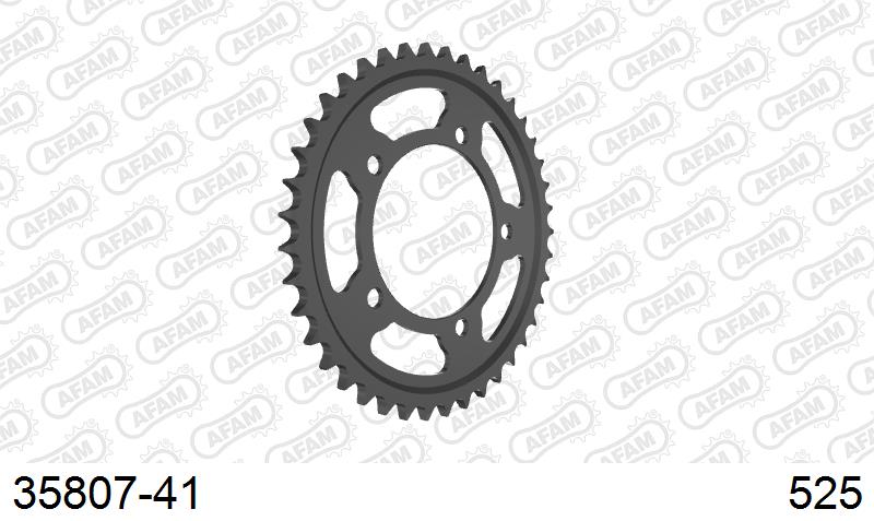 AFAM Tagumine hammasratas 35807-41, 41z, samm 525, teras