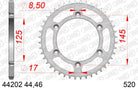 AFAM Tagumine hammasratas 44202-44, 44z, samm 520, teras