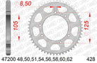 AFAM Tagumine hammasratas 47200-50, 50z, samm 428, teras