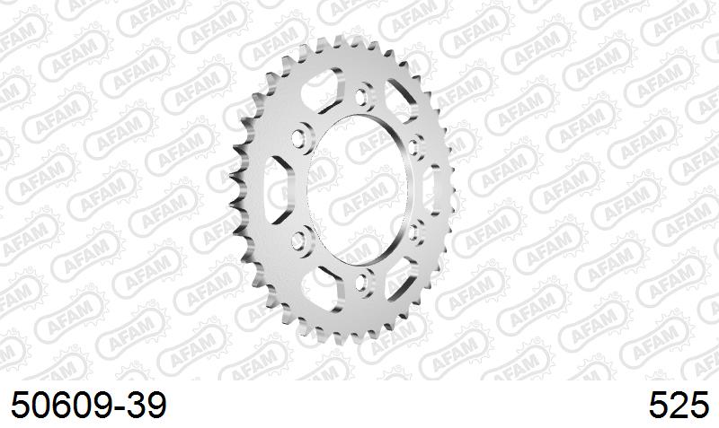AFAM Tagumine hammasratas 50609-39, 39z, samm 525, teras